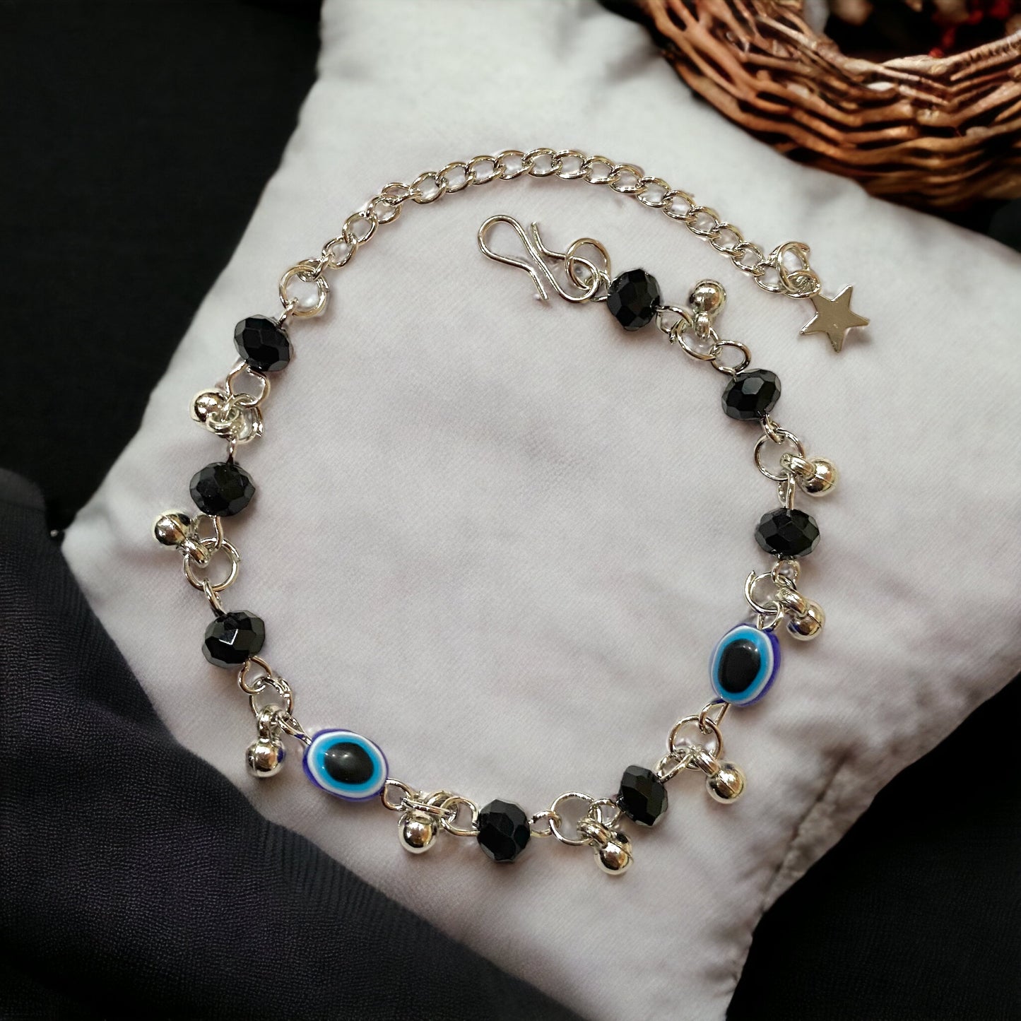 Fortune’s Shield Evil Eye Bracelet