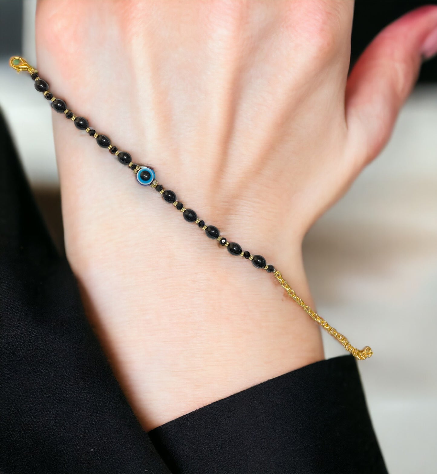 Fortune’s Shield Evil Eye Bracelet