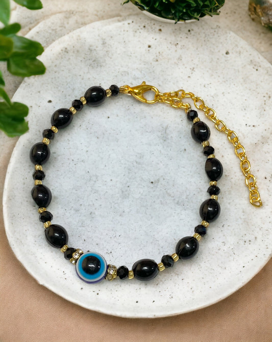 Fortune’s Shield Evil Eye Bracelet