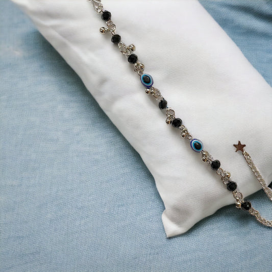 Fortune’s Shield Evil Eye Bracelet